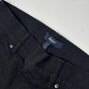 Spanx Black Flare Jeans Jeggings Womens Large Pull On Stretch Pants